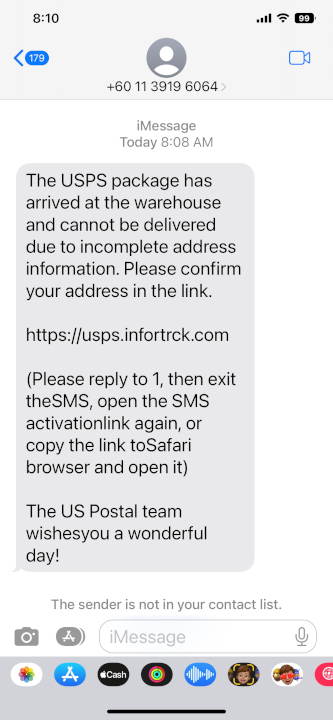 texting scam