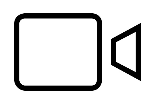 videocam outline